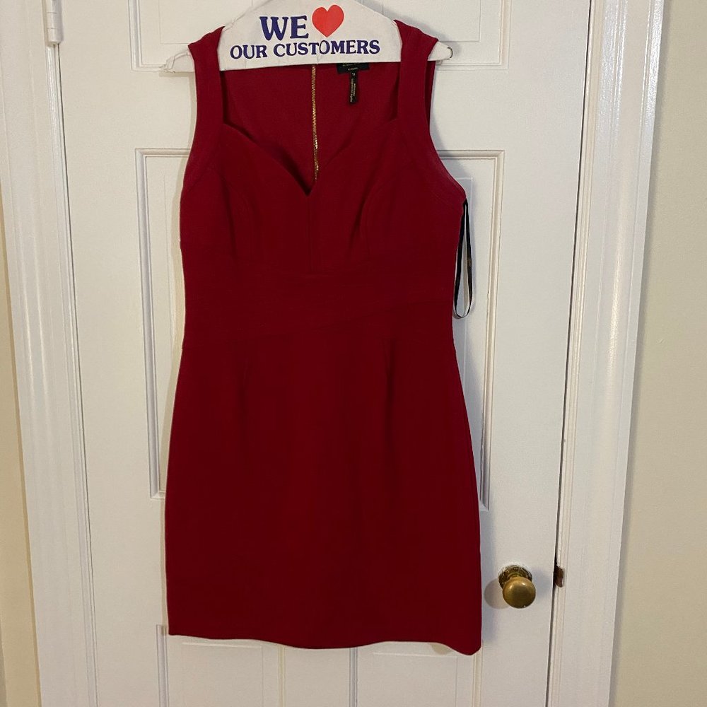 Laundry by Shelli Segal Bodycon Sweetheart Red Dress